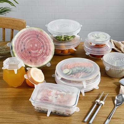 FreshLock™ Silicone Stretch Lids (Reusable Food Saver Set)
